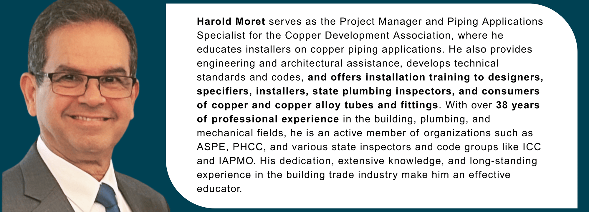 Harold Moret Headshot + Bio Harold Moret Headshot + Bio